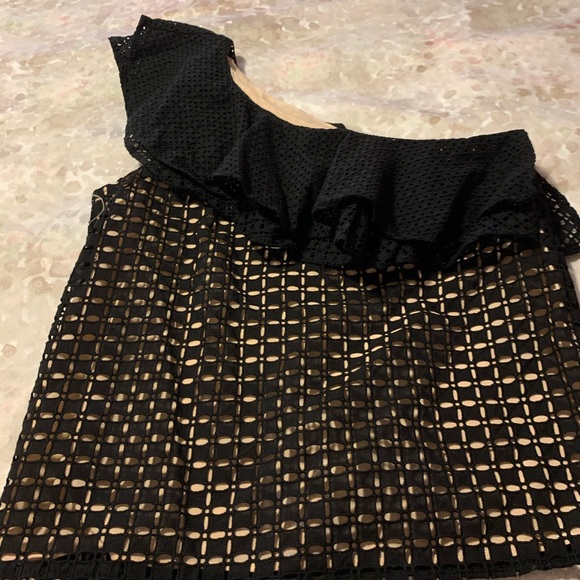 Ann Taylor one shoulder shirt - Picture 2 of 3